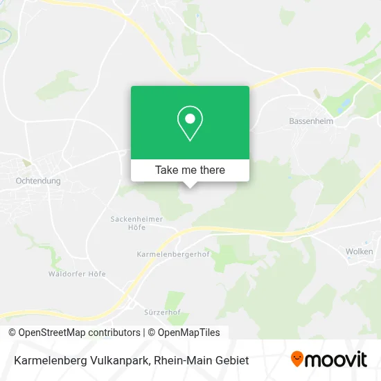 Karmelenberg Vulkanpark map