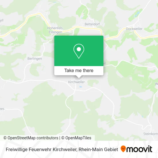 Карта Freiwillige Feuerwehr Kirchweiler