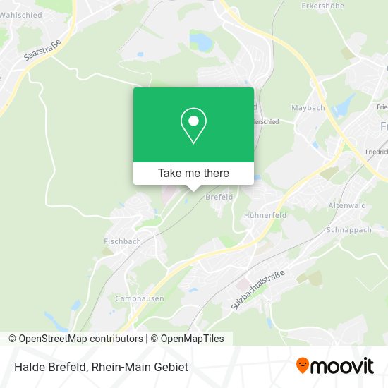 Карта Halde Brefeld