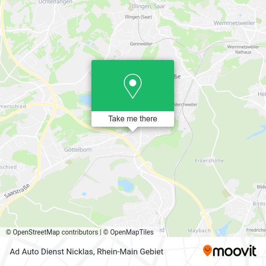 Карта Ad Auto Dienst Nicklas