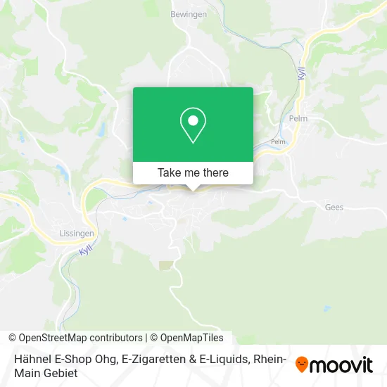 Карта Hähnel E-Shop Ohg, E-Zigaretten & E-Liquids