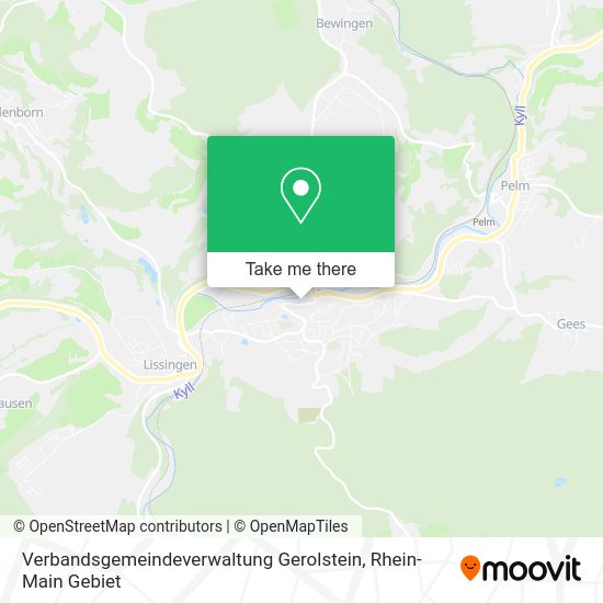 Карта Verbandsgemeindeverwaltung Gerolstein