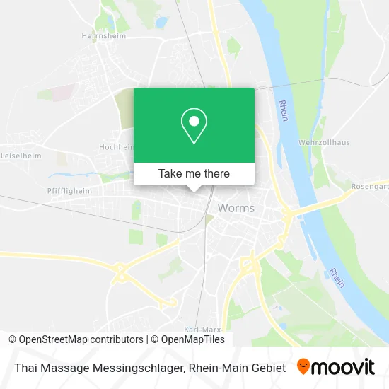 Карта Thai Massage Messingschlager