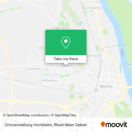 Карта Ortsverwaltung Hochheim