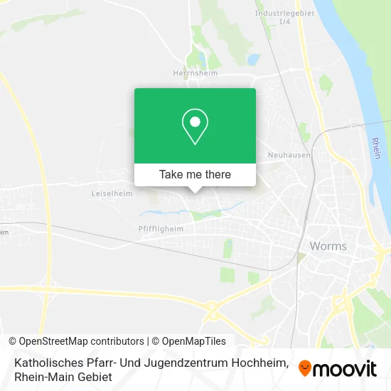 Карта Katholisches Pfarr- Und Jugendzentrum Hochheim