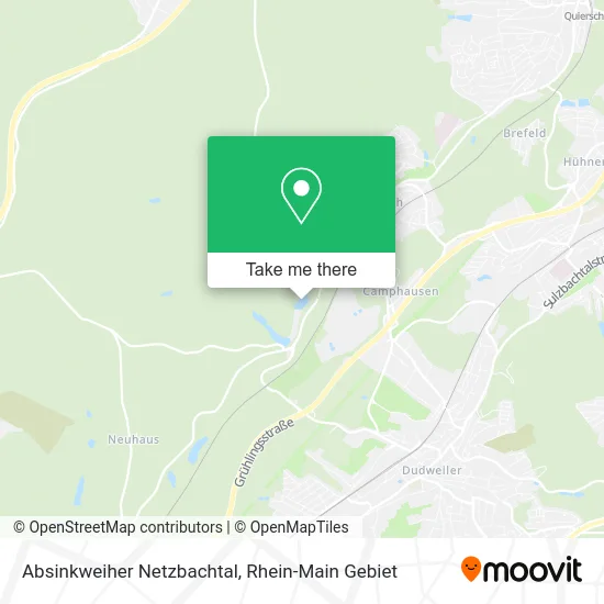 Карта Absinkweiher Netzbachtal