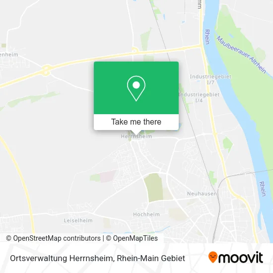 Карта Ortsverwaltung Herrnsheim