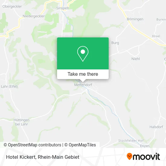 Карта Hotel Kickert