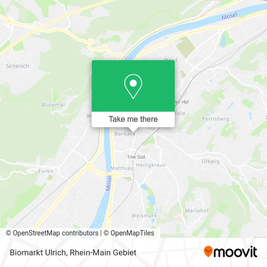 Карта Biomarkt Ulrich