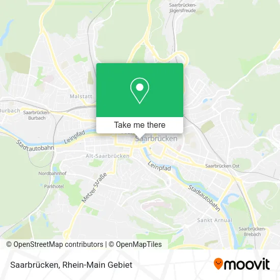 Карта Saarbrücken