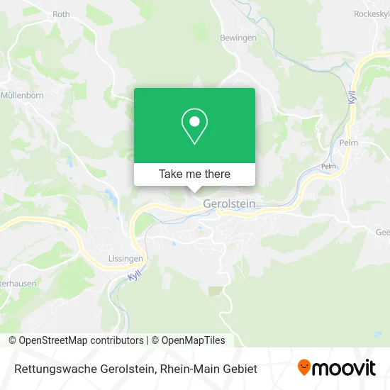 Карта Rettungswache Gerolstein