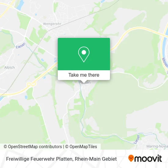 Карта Freiwillige Feuerwehr Platten