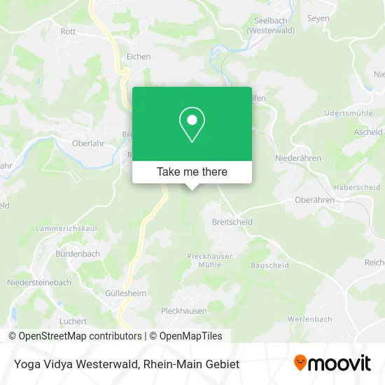 Карта Yoga Vidya Westerwald
