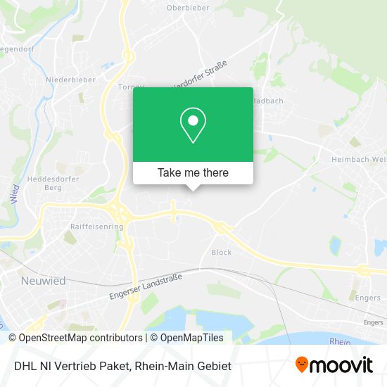 Карта DHL Nl Vertrieb Paket