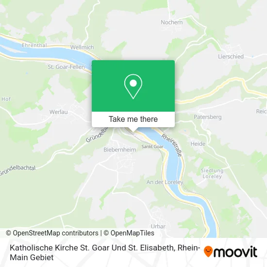 Карта Katholische Kirche St. Goar Und St. Elisabeth