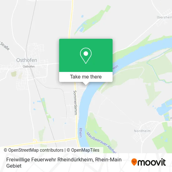 Карта Freiwillige Feuerwehr Rheindürkheim