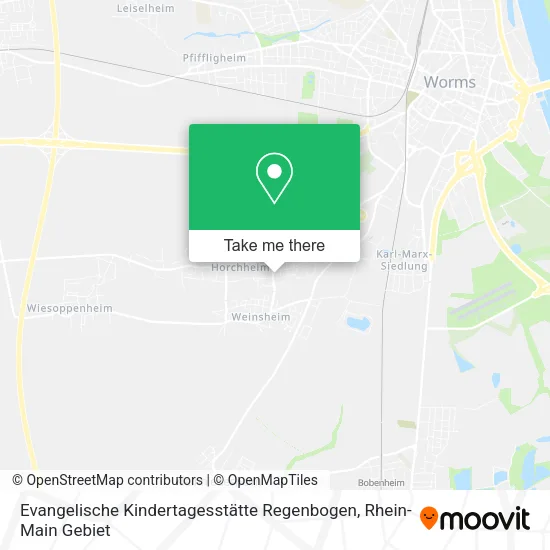 Карта Evangelische Kindertagesstätte Regenbogen