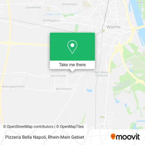 Карта Pizzeria Bella Napoli