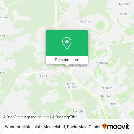 Карта Wohnmobilstellplatz Mechelshof