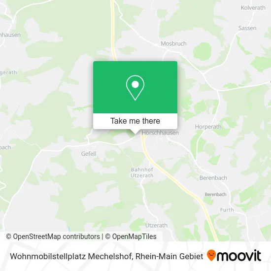 Карта Wohnmobilstellplatz Mechelshof