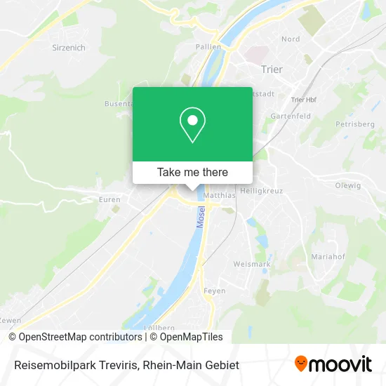 Карта Reisemobilpark Treviris