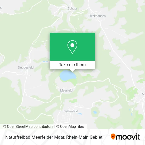 Карта Naturfreibad Meerfelder Maar