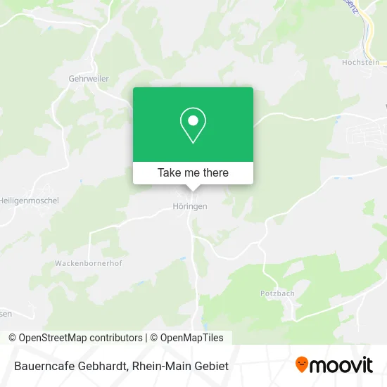 Bauerncafe Gebhardt map