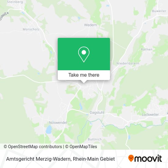 Карта Amtsgericht Merzig-Wadern