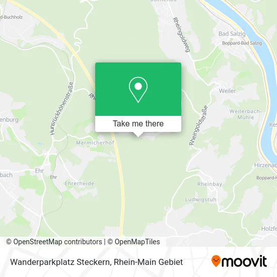 Карта Wanderparkplatz Steckern