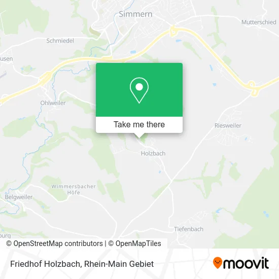 Карта Friedhof Holzbach