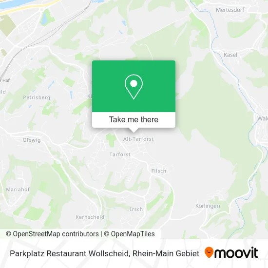 Карта Parkplatz Restaurant Wollscheid