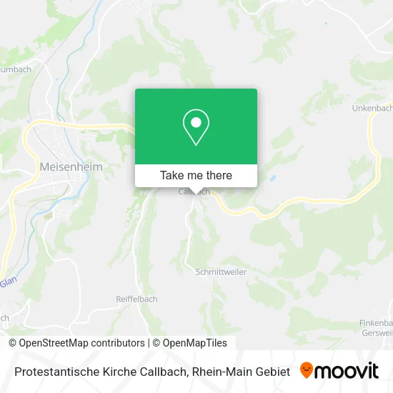 Карта Protestantische Kirche Callbach