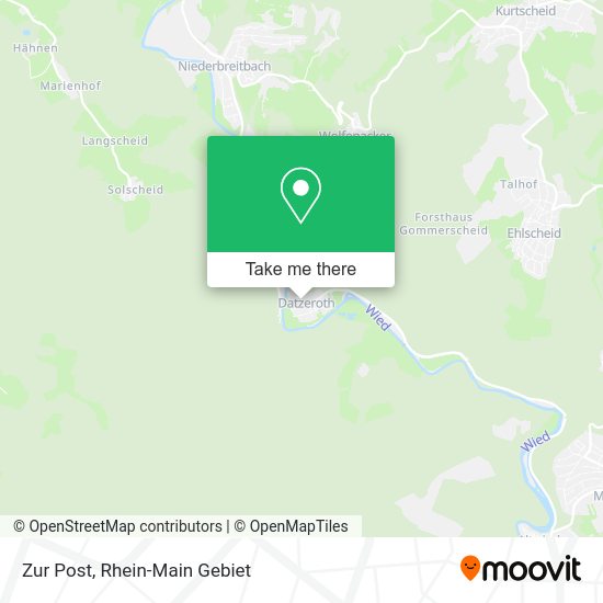 Карта Zur Post