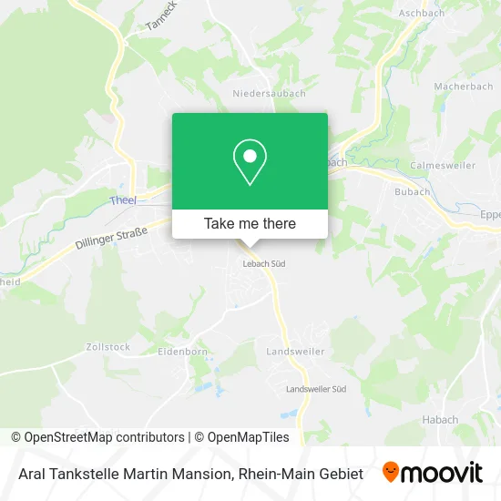 Карта Aral Tankstelle Martin Mansion