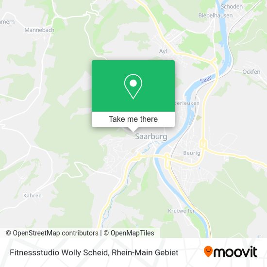 Карта Fitnessstudio Wolly Scheid