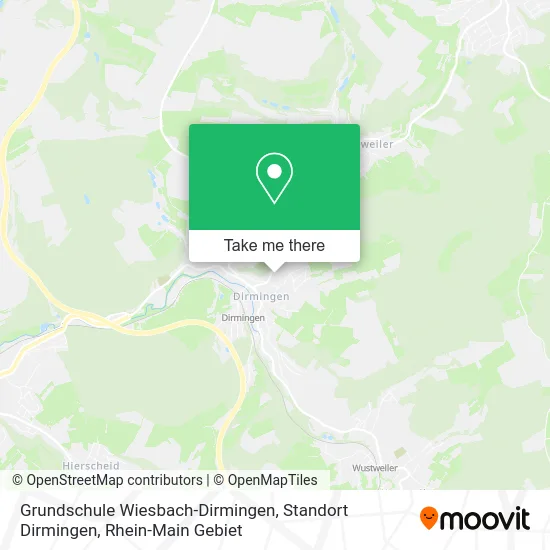 Карта Grundschule Wiesbach-Dirmingen, Standort Dirmingen