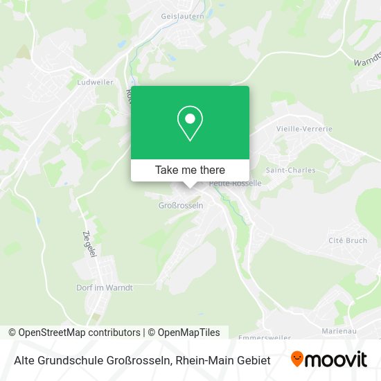 Карта Alte Grundschule Großrosseln