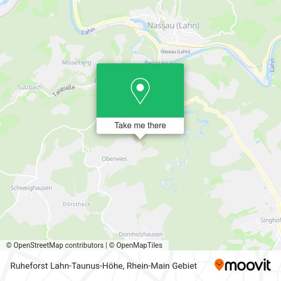 Карта Ruheforst Lahn-Taunus-Höhe