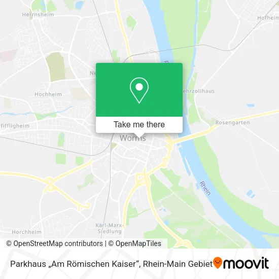 Карта Parkhaus „Am Römischen Kaiser“