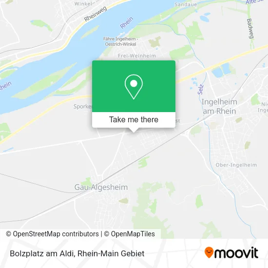Карта Bolzplatz am Aldi