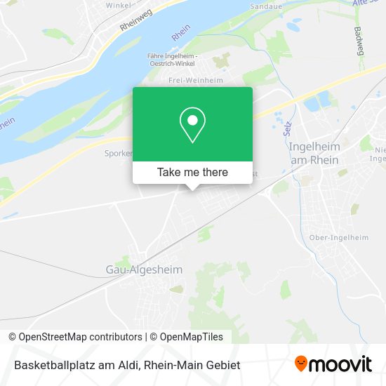 Карта Basketballplatz am Aldi