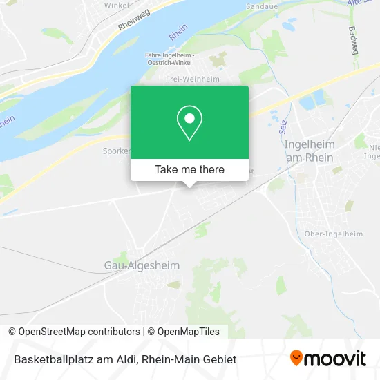 Карта Basketballplatz am Aldi