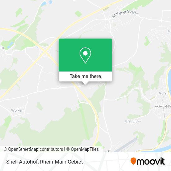Shell Autohof map