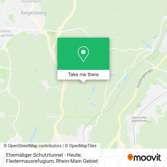 Карта Ehemaliger Schutztunnel - Heute: Fledermausrefugium