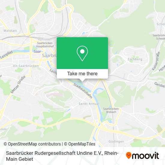 Карта Saarbrücker Rudergesellschaft Undine E.V.