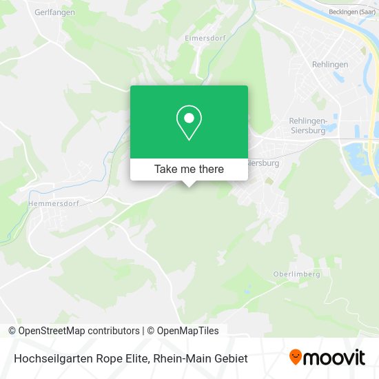 Карта Hochseilgarten Rope Elite
