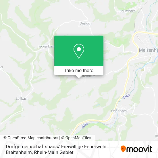 Карта Dorfgemeinschaftshaus/ Freiwillige Feuerwehr Breitenheim