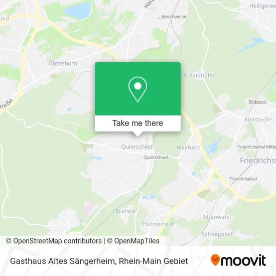 Карта Gasthaus Altes Sängerheim