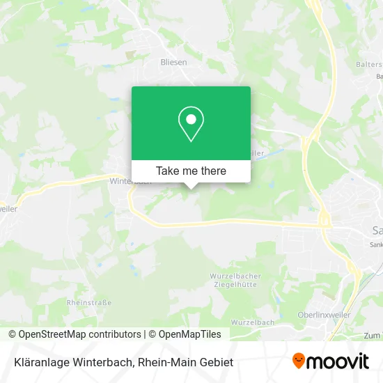Карта Kläranlage Winterbach