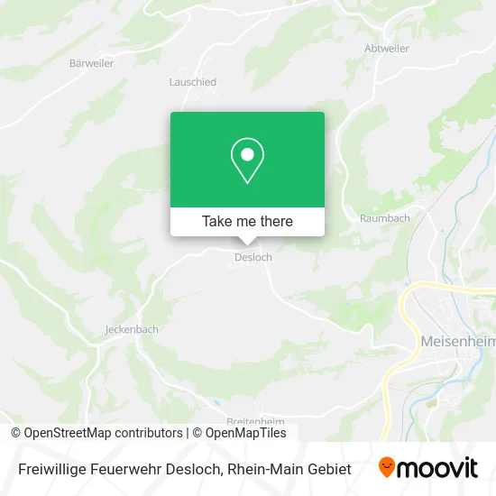 Карта Freiwillige Feuerwehr Desloch